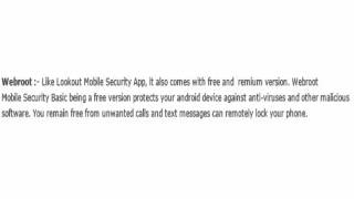 Best Andriod security app