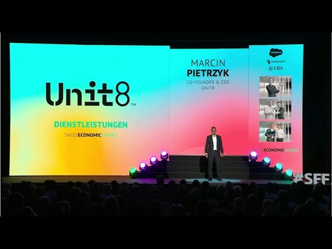 Swiss Economic Forum Awards - Unit8 pitch by Dr. Marcin Pietrzyk, Co-founder & CEO