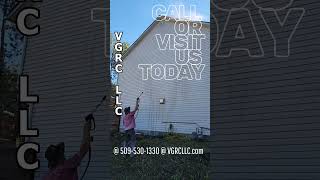 🫧WALL TO WALL WOW!🫧 #HouseWashMagic ✨💥 SHINE MODE: ENGAGED 💥✨☔ @ VGRCLLC.com ☔ 💧 @ 509-530-1330 💧