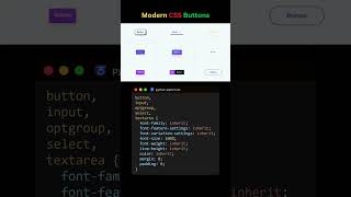 Modern CSS Buttons: From Default to Stunning in 30 Seconds! #coding #programming #cssfilters #html