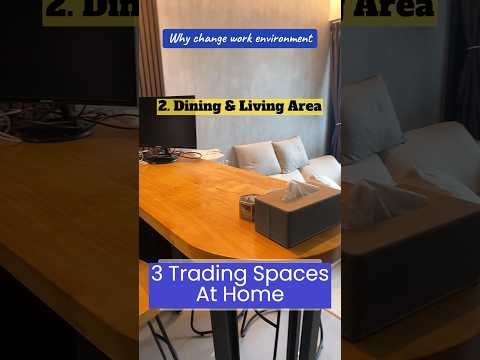 3 #trading spaces at home #daytrader #trading #traderlife #tradinglife #daytraderlife #tradingsetup