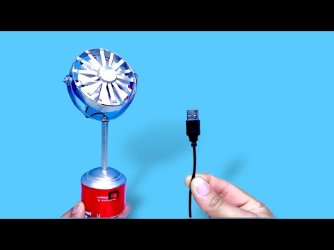How to Make Amazing  mini usb Fan using Soda Cans