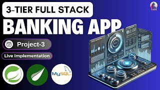3-Tier Full Stack Java Application | Spring Boot Project | Banking App | Project - 3