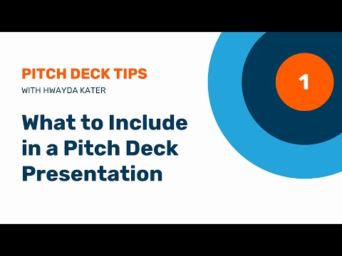 1. Pitch Deck Framework: What to Include in a Pitch Deck