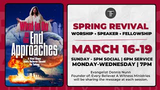 What To Do As The End Approaches Mar 18th P.M.