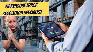 Warehouse Error Resolution Specialist🤯