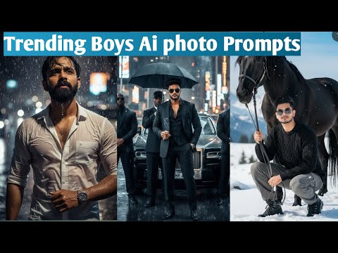 New Trending Ai Photo Editing Prompts For Boys | Google Gemini AI Boy's Viral Photo Editing ।