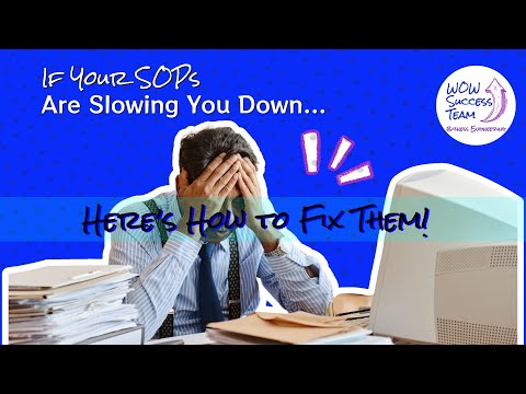 If Your SOPs Are Slowing You Down — Here’s How to Fix Them