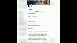 Software Tester#fresher #experienced #getemployed #youtubeshorts #softwaretestingjobs #qajobs