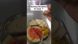 IIT Sunday Breakfast ☕ #shorts #shortvideo  #viral #iit #iitvlogs #collegelife  #engineering #jee