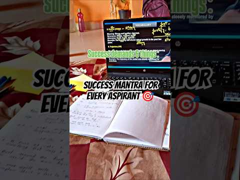 Success Mantra for every aspirant 🎯 #yoytubeshorts #studyadvice #bankingaspirants #motivation