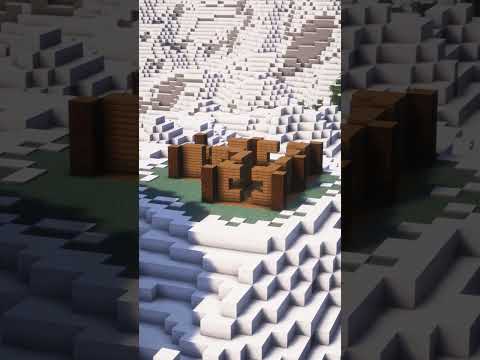 Minecraft Mountain House 🏠 #minecraft