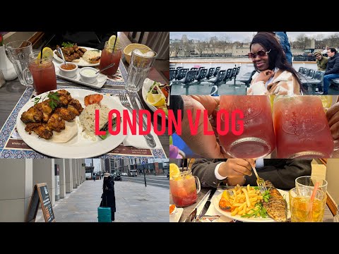 LONDON VLOG: Weekend getaway, London eye and River Thames Boat Cruise
