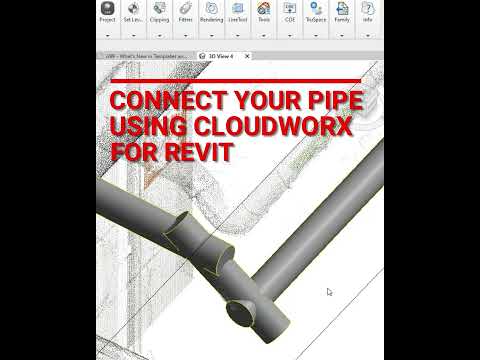 CloudWorx for Revit Pipe Fitters Trick