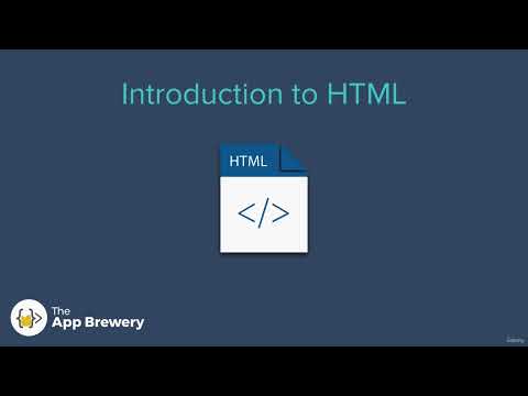 002 - Introduction to HTML