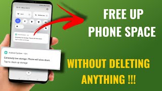 How To Free Up Android Phone Storage Without Deleting Photos Videos Or Apps | Clear Cache | English
