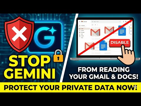 WARNING! Protect Your Gmail: Stop Google and Gemini AI From Using Your Personal Emails!