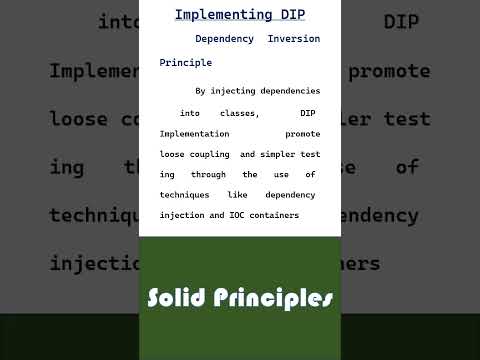 implement depenedency inversion principle || c# || solid principles