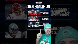Which QB-WR Duos Would You Start, Bench, Cut? #nfl #nflfootball #football #nflviral