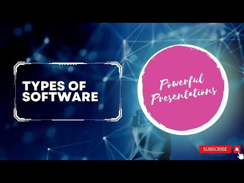 Types of Software | Presentation | Project #software #channel #computer