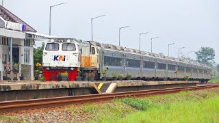 KERETA API PANJANG‼️ MENEMUKAN 28 KERETA API NGEBUT DI STASIUN JEMBATAN DAN PERLINTASAN