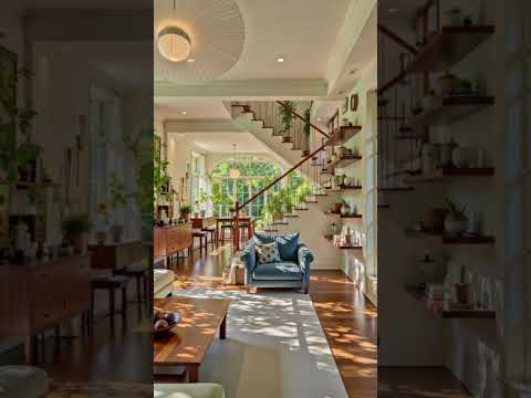 “Luxury Sunlit Home Ambiance Tour | Elegant Arched Interiors & Stylish Living Space”