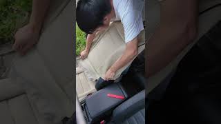 Perfect fit custom seat covers for cars set new look! #automobile #car #cartok #shorts #leather #crv
