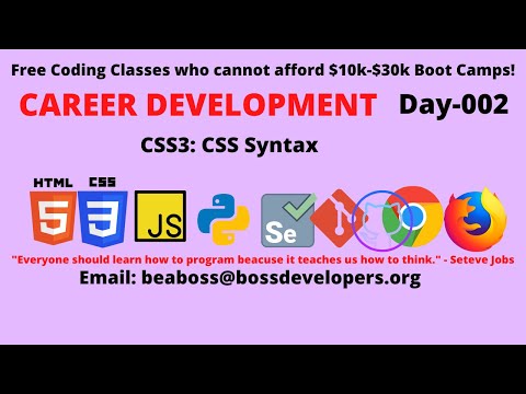 WEB DEVELOPMENT FOR BEGINNERS|CAREER DEVELOPMENT| CSS| CASCADING STYLES SHEETS| DAY-002