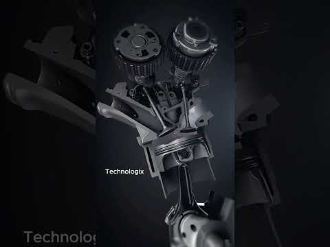 Inside a Car Engine: How Pistons and Crankshaft Work in 3D
