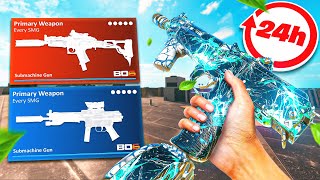 I Won Warzone with EVERY BO6 SMG IN 24 HOURS.. (COD CHALLENGE)