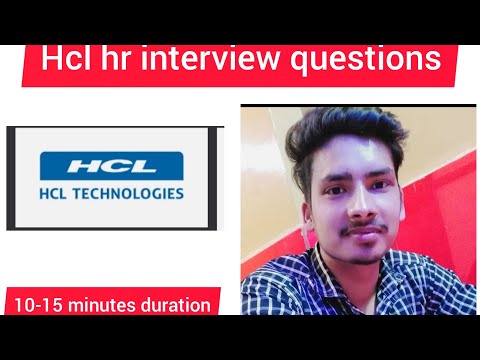 HCL tech Hr interview questions 2022 #hcltech #hclrecruitment #hcljobs2022