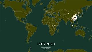 COVID-19 Geographical Visualization from 01-01-2020 to 22.03.2020