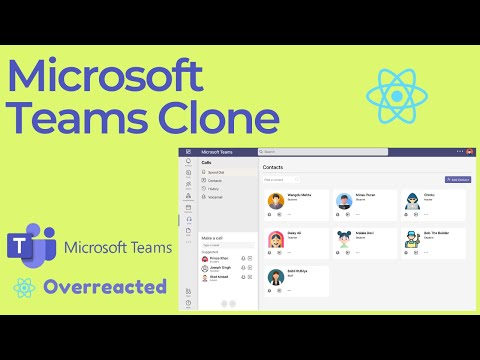 Microsoft Teams Clone || ReactJS Project || Beginner ReactJS Project || UI Clone