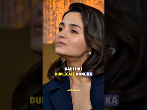 Doublicate Alia Bhatt Hone Ka Bahut Fayda Hai😰🥹 Pura Saal Busy 😅 #comedyshow #shahrukh_khan #shorts