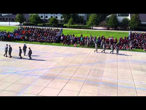 Keesler AFB Drilldown United States Air Force Base Drill Competition 2015 Freestyle Regulation 336