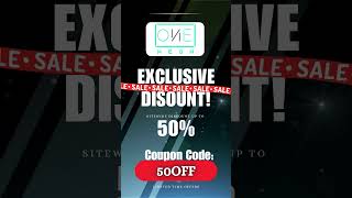 ONE Neon Sign Sitewide Code! #NeonVibes #CustomSigns #BrightIdeas #ONEneon #50percentoff #shopnow