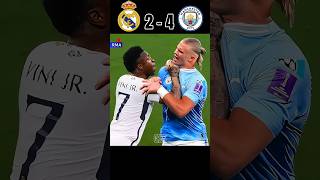 Real Madrid vs Manchester City 🔥🤯 || Vini Jr vs Haaland 🥶 | #football #vini #shorts #realmadrid 💥