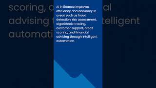 AI Q&A  38 : How is AI Used in Finance? #techiesplusacademy #machinelearning #ai #datascience