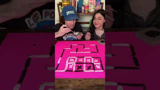 GRID WARS🏁🩷🖤 #coupleschallenge #twoplayergames #penandpaper #gamenight #boardgames 