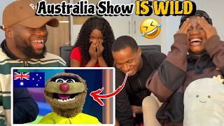 FOREIGNERS  REACTS To AGRO Australia's RUDEST Puppet! | HILARIOUS