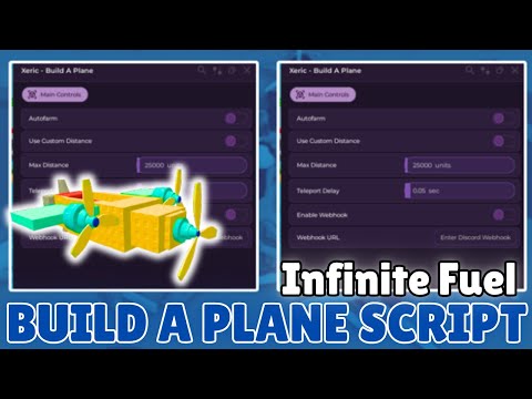 ⛽ BUILD A PLANE SCRIPT (INFINITE FUEL 2025) | Fly Forever, Unlimited Range & Keyless