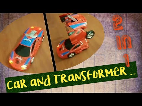 Red Color Transformers Miniforce Vehicle Transformation Robot Car Toys | Transformer kids Car Review