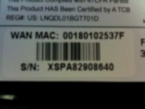 How to setup the GT724WG MTS Modem for multiplayer gaming with the Wii and Xbox gaming consoles