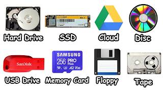 Every Storage Device Explained in 8 Minutes