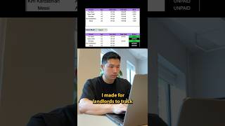 Spreadsheet for landlords to track rent payments