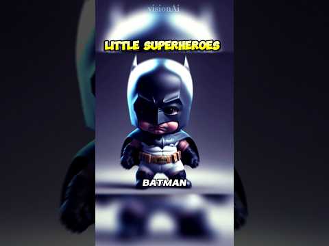 Little Superheroes (Part-3) 🤩💥generated using Ai 🔥 #leonardoai #marvel #dceu #aiart