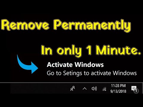 How to remove Activate Windows watermark on your computer