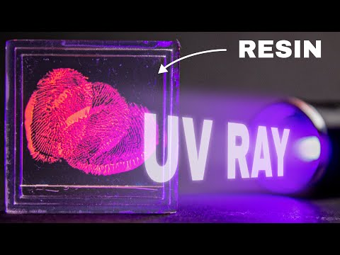 UV Paint + 3D Printed Resin = ???