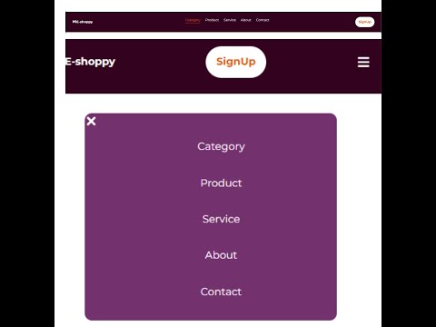 How to create responsive navbar using React Js || Vite navbar + sass || Responsive Menu || React Js