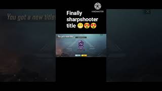 Finally I got sharpshooter title in bgmi #bgmi #viral #ytshort #albedoplays #jonathangaming